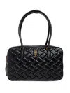 Kurt Geiger Small Kensington Drench Quilted Duffle Bag In Black