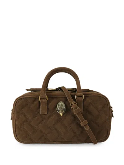 Kurt Geiger Small Kensington Duffle Bag In Brown