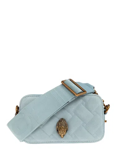 Kurt Geiger Small Kensington Quilted Cross Body Bag In Blue