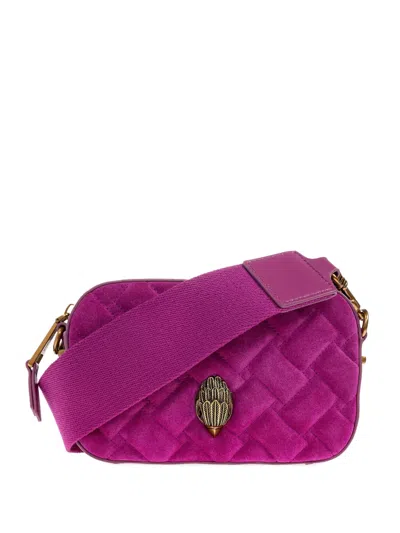 Kurt Geiger Small Kensington Quilted Cross Body Bag In Pink