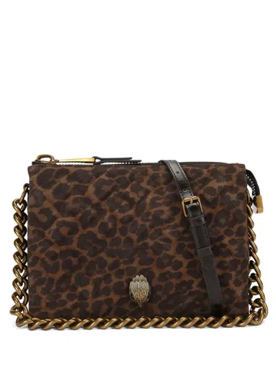 Kurt Geiger Small Kensington Shoulder Bag In Brown