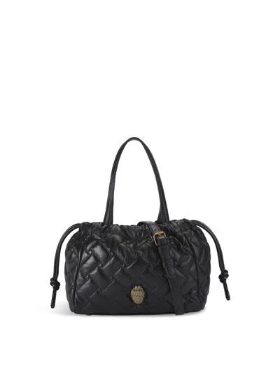 Kurt Geiger Small Kensington String Tote Bag In Black