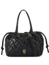 Kurt Geiger Small Kensington String Tote Bag In Schwarz