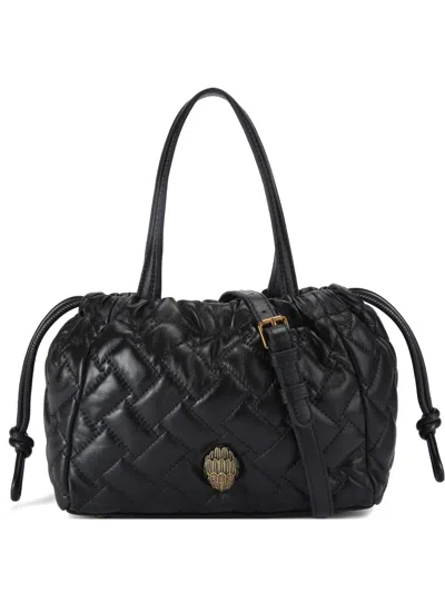 Kurt Geiger Small Kensington String Tote Bag In Schwarz