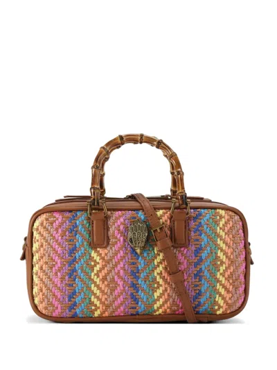 Kurt Geiger Small Kensington Woven Tote Bag In Multi