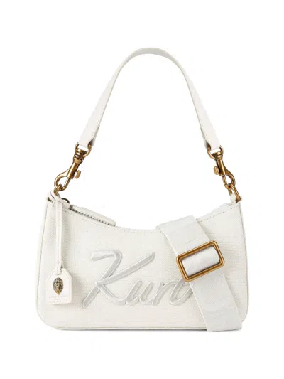 Kurt Geiger Small Kurt Hobo Tote Bag In White