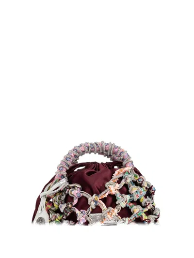 Kurt Geiger Small Macramé Tote Bag