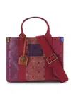 Kurt Geiger Small Southbank Tote Bag In Open Red
