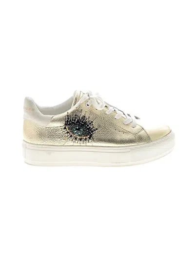 Pre-owned Kurt Geiger Sneakers In Gold