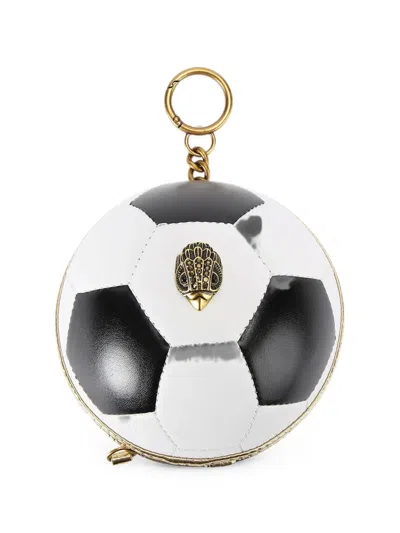 Kurt Geiger Soccer Purse Charm In Black