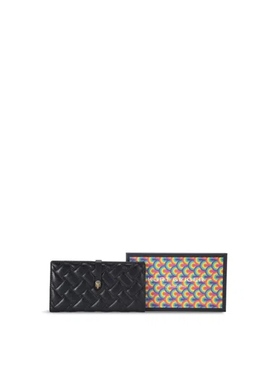 Kurt Geiger Soft Wallet In Black Other