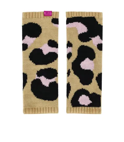Kurt Geiger Southbank Beige Armwarmer In Multi