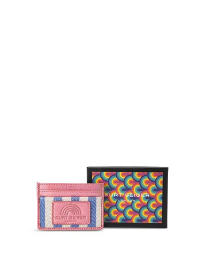 Kurt Geiger Southbank Card Holder In Blue Other