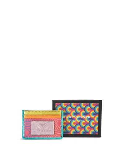 Kurt Geiger Southbank Card Holder In Pink