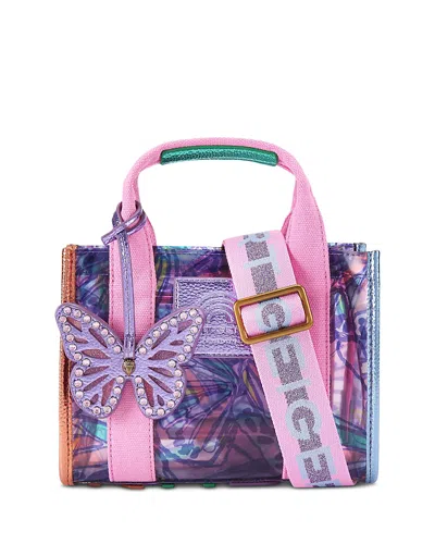 Kurt Geiger Southbank Extra Small Vinyl Tote In Multi