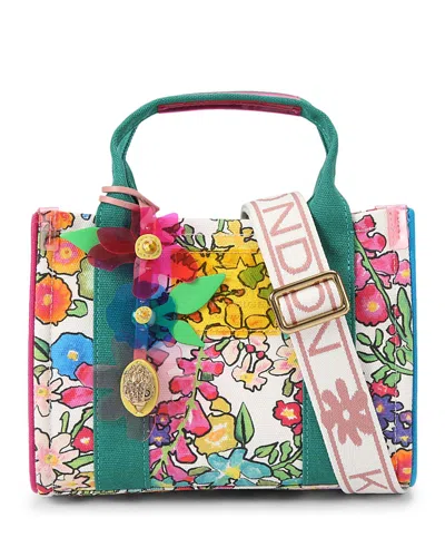 Kurt Geiger Southbank Mini Floral Tote In Multi