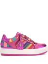 Kurt Geiger Southbank Platform Sneakers In Pink