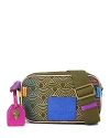 Kurt Geiger Southbank Small Camera Crossbody In Open Green
