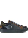 Kurt Geiger London Southbank Tag Platform Sneaker In Blue