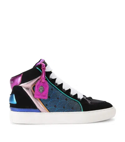 KURT GEIGER SOUTHBANK TAG HIGH-TOP SNEAKERS