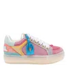 Kurt Geiger Southbank Sneakers In Multicolor Leather In Multicolour