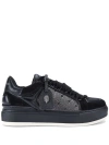 Kurt Geiger Southbank Tag Sneakers In Black