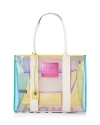 Kurt Geiger Southbank Vinyl Tote In Open Miscellaneous