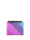 Kurt Geiger Mini Leather Rainbow Purse In Pink