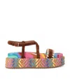 Kurt Geiger Suede Chelsea Flatform Sandals