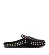 Kurt Geiger Suede Crystal-embellished Slippers