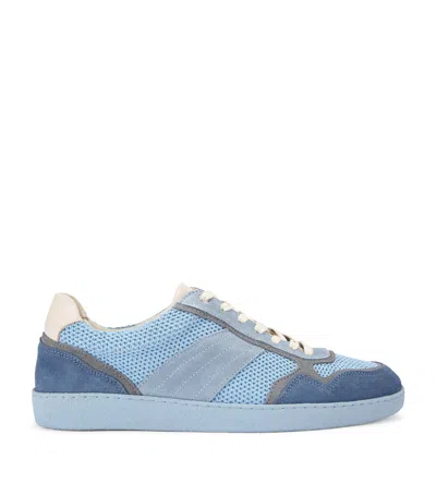 Kurt Geiger Suede-fabric Lloyd 2 Sneakers In Blue