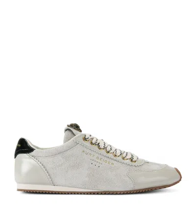 KURT GEIGER SUEDE-LEATHER ISLINGTON SNEAKERS