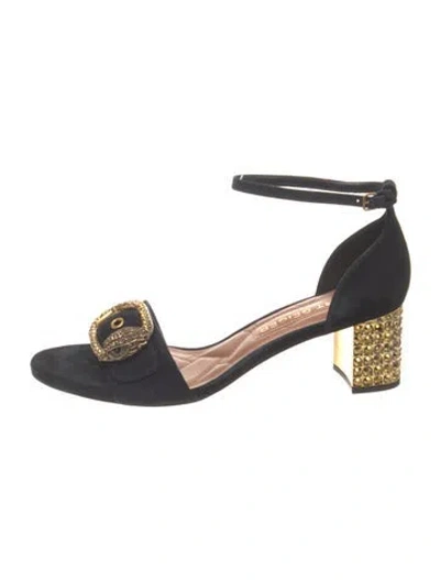 Pre-owned Kurt Geiger Suede Sandals In Black