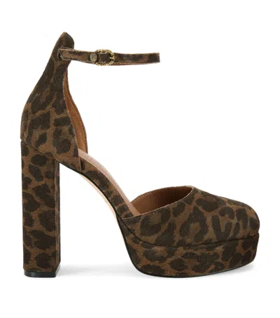 KURT GEIGER SUEDE SHOREDITCH PLATFORM HEELS