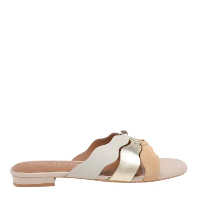 Kurt Geiger Sun Wave Ring-detail Sandals In Animal Print