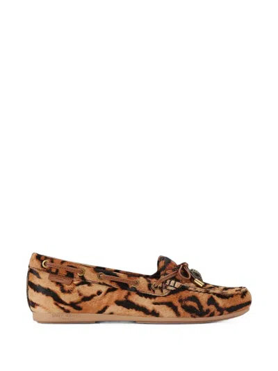 Kurt Geiger Tiger-print Quilted Loafers In Animal Print