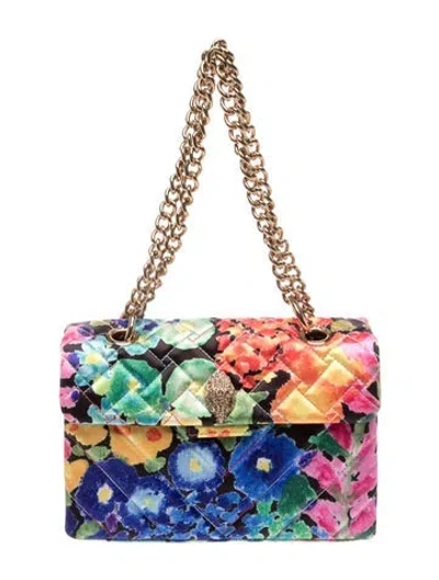Pre-owned Kurt Geiger Top Handle Bag In Blue