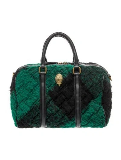 Pre-owned Kurt Geiger Top Handle Bag In Green