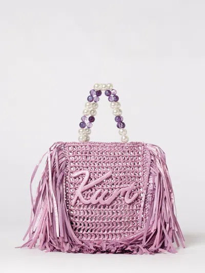 Kurt Geiger Tote Bag  London Woman Color Lilac In Purple