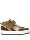 Kurt Geiger Touch-strap-fastening Sneakers In Animal Print
