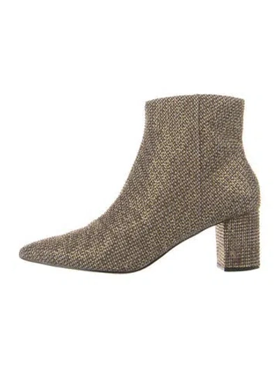 Pre-owned Kurt Geiger Tweed Pattern Boots In Multicolor