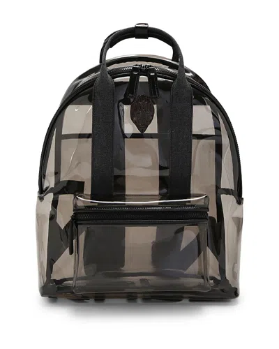 Kurt Geiger London Large Kensington Clear Backpack In Black