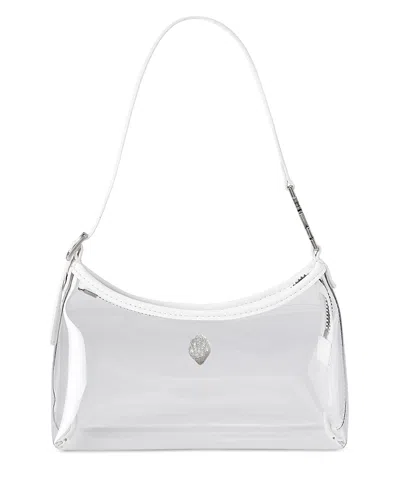 Kurt Geiger Vinyl Kurt Mini Shoulder Bag In Transparent