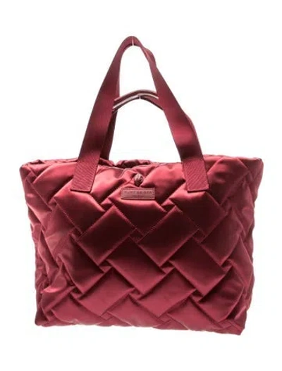 Pre-owned Kurt Geiger Weekender Bag W/ Tags In Burgundy