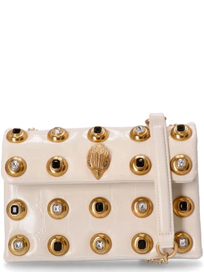 KURT GEIGER WOMEN WHITE KENSINGTON GEMS SHOULDER BAG, ONESIZE LUXURY SHOULDER BAGS FOR WOMEN DARVEYS