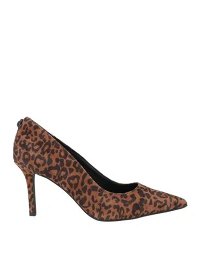 Kurt Geiger Woman Pumps Dark Brown Size 9 Leather