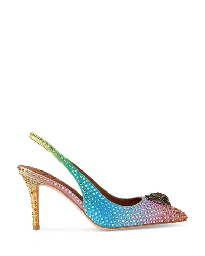Kurt Geiger Women's Belgravia 85 Embellished Slingback Pumps In Multi