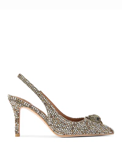 Kurt Geiger Women's Belgravia High Heel Slingback Sandals In Brown
