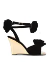 Kurt Geiger Women's Bloom Wedge Sandals In Black