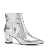 Kurt Geiger Women's Burlington Block Heel Ankle Boots In Silver In Silver